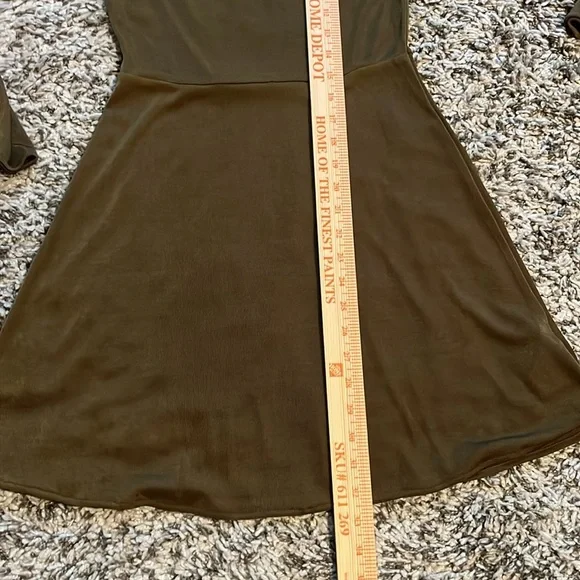 Urban outfitters Stefani mini olive dress size medium - Picture 9 of 12